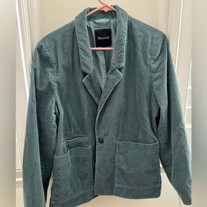 Madewell Corduroy Crop Dorset Blazer